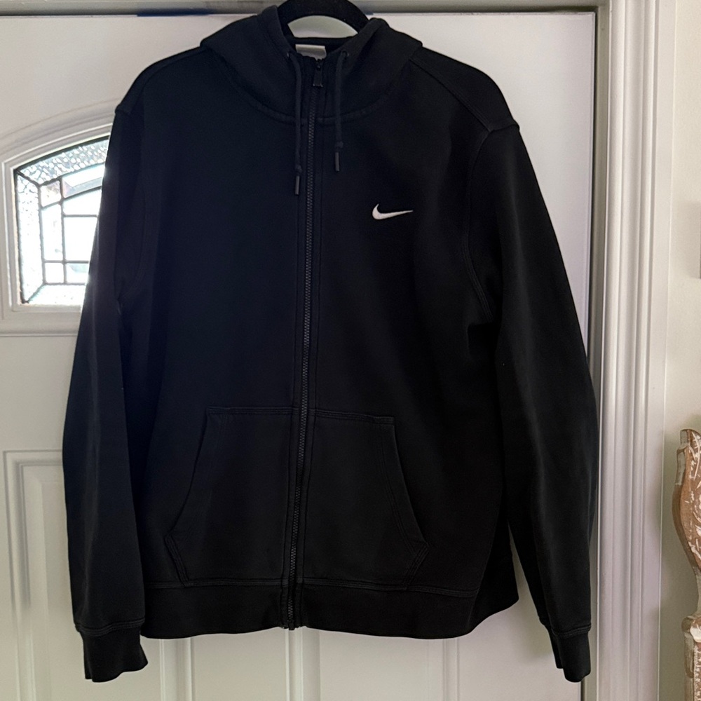 Nike Men's Black Full-Zip Hoodie